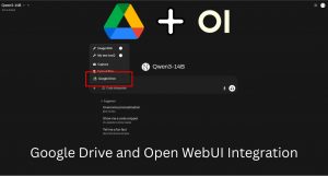 Open WebUI Google Drive: tutorial how to integrate Google Drive with Open WebUI